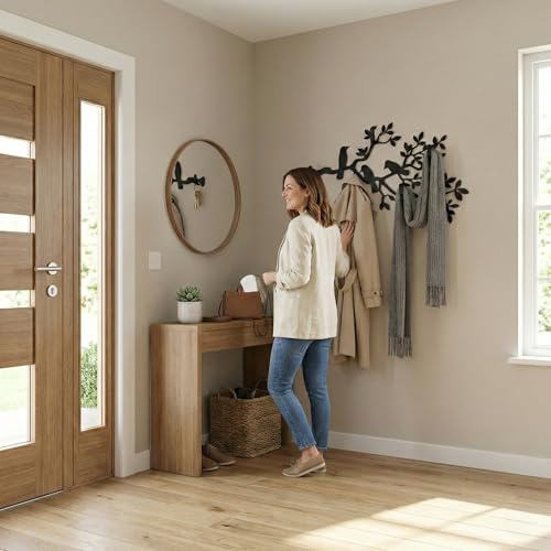 DEKADRON Kleiderhaken Wandgarderobe Wandgarderobe Metall Kleiderhaken Metall Kleiderhaken Vogel Kleiderhaken Wandgarderobe Wohnkultur Hüte Schlüsselanhänger Kleiderhaken Kleiderhaken