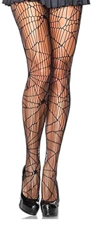 Mizijia Spinnennetz strumpfhose, Strumpfhose spinnennetz, Halloween strumpfhose, Schwarz Sexy Netzstrümpfe Strümpfe, für Damen Karnevals-party Halloween