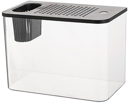Betta Aquarium, Aquarium-Starter-Sets – Transparente Aquarienschalen, Kleine Aquarien, Kompaktes Aquarium, Dekoration Für Die Fischlandschaft