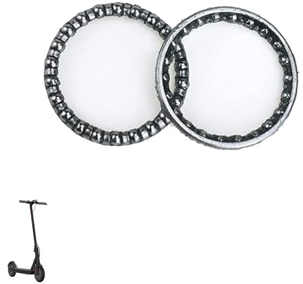 CERFFOOL - Par de rodamientos de dirección para Xiaomi M365 Pro Pro2 1S rodamientos de bolas de horquilla de patinete de acero inoxidable para scooter eléctrico accesorio