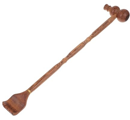 SAFIGLE Martillo de Masaje de Madera Portátil para Golpear el Cuerpo Masajeador de Espalda Martillo de Masaje Corporal para Relajación Muscular el Hogar o Gimnasio