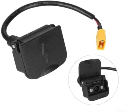 Prise de charge pour scooter électrique Kukirin G2 Max - Connexion fiable - Alliage d'aluminium noir - Pièce de rechange - Installation facile - Accessoires de sports de plein air