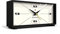Newgate® - Orologio da Camino Thunderbird Silenzioso, Senza rumori di Zecca, con quadrante Color Crema e Custodia in Silicone Nero Opaco, 13,5 x 28 x 7,5 cm (Crema)