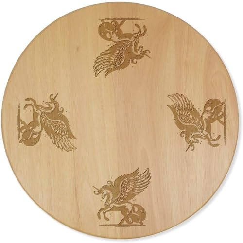 Azeeda 'Winged Unicorn' Lazy Susan Rotating Turntable (LA00022677)