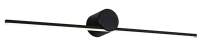 Paulmann 75411 LED Leuchtspiegel Sava IP44 3000K 300lm 230V 5W Schwarz matt