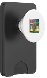 Controller tastiera MIDI - Sintetizzatore Retro PopSockets PopWallet per MagSafe