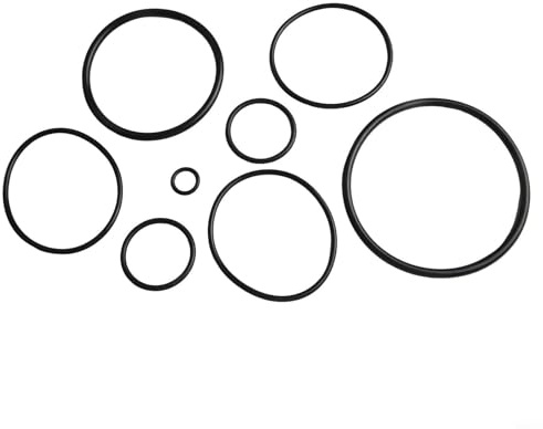 Kit di guarnizioni ad anello in gomma per la riparazione delle perdite della piscina, parti morbide a tenuta stagna per pompa e filtro per piscina interrata e fuori terra