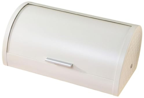 rongweiwang Brödförvaringslåda Brödlåda Rullkorg Robust Stor Kapacitet Organiserare Snacks Och Kaffe Förvaringslåda Skafferi Organisationsbehållare , vitt lock , 37.5x26x18 cm