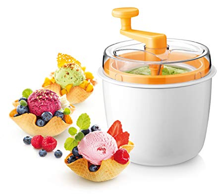 Tescoma 643180 Handy Gelatiera, Plastica, Bianco/Giallo, capacità 0.6 l