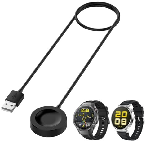HOMTERN Magnetic Charger for Huawei Watch GT Series (5, 4, 3), Ultimate, 4 & 3 Pro - 3.3ft 100cm Replacement USB Charging Cable Dock