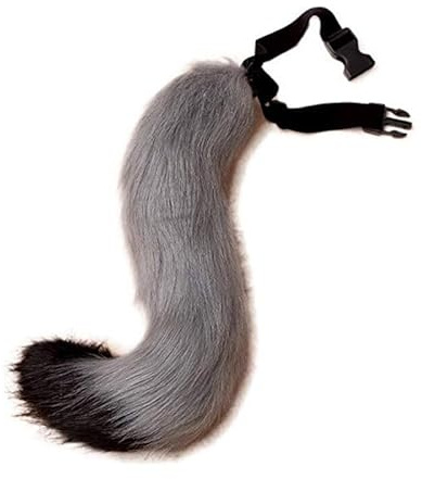 LICHENGTAI fuchsschwanz cosplay Plüsch Kunstpelz Tail Cosplay Groß Lang Tier Fuchs Katze Hund Wolf Schwanz Halloween Anime Großer Schwanz für Halloween Party Kostüm Cosplay verkleiden Tier Tails