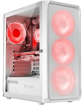 VIST White Gaming Ryzen 5 16GB RTX 3050 1TB M.2 WiFi W11