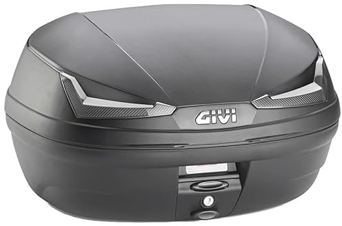 GIVI E455NT SIMPLY IV TECH MONOLOCK TOP CASE BLACK SMOKE CATADIOTTRI 45 LT WITH UNIVERSAL PLATE