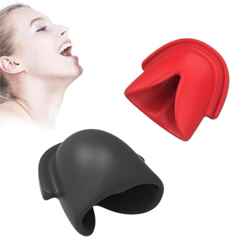 Jomyu BDSM Knebel Mund Bondage Extrem Zungenfixierung Unsichtbarer Knebel Ball Gag Extrem Deep Throat Ball Erotik Sexspielzeug Bondageset Fessel Set SM Sklaven Fetisch für Paare Frau Männ (Schwarz)