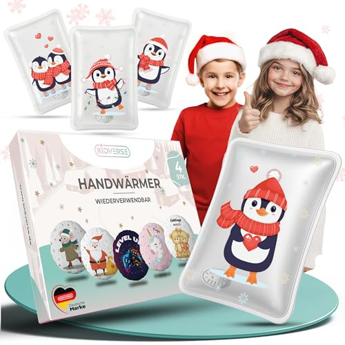 KIDVERSE Chaufferette Main Enfant - Bouillotte Main reutilisable Enfants