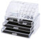 BOX PORTATRUCCO ORGANIZER PORTAGIOIE COSMETICI TRUCCO 4 CASSETTI IN ACRILICO