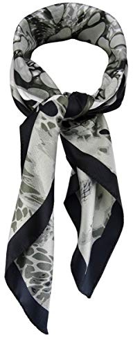 TigerTie Damen Nickituch Halstuch gemustert - Halstuchgröße 60 x 60 cm