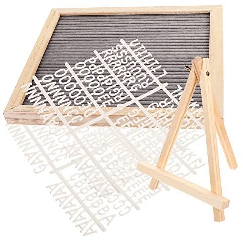 Warmhm Holzrahmen Filz Buchstabentafel Doppelseitiges Design Für Babyparty Hochzeit Buchstaben Filztafel Set