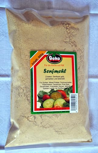 Senfmehl, gelb, 500g - von GEKO