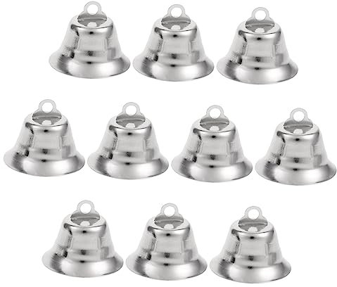 EXCEART 20St Christbaumschmuck weihnachtsbasteln Weihnachten basteln Minigoldene Freiheitsglocken Weihnachtsglocken zum Basteln Hochzeitsdekorationen Golddekor Glöckchen aus Metall Jesus