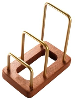 Baoblaze Cutting Board Storage Rack, Chopping Board Organizer Stand, Cookware Holder, Kitchen Storage Organization, 16.6cmx10cmx2.4cm