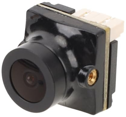 Xiuganpo FPV-Kamera, 1200TVL Global WDR FPV-Mikrokamera mit 2,1 Mm 125-Grad-Weitwinkelobjektiv, Internes OSD Einstellbar, DC 5 Bis 35 V Mikro-Drohnenkamera für Quadrocopter-Drohne, Schwarz