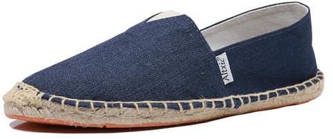 Altxic Komfort platta espadriller med stängd tå för män, Marinblå, 44 EU