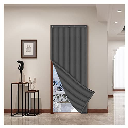 Cortinas aislantes térmicas resistentes al frío, kit de puerta de garaje, paneles acústicos, cortinas de puerta impermeables, división de aire acondicionado para dormitorio, soluciones de ahorro de