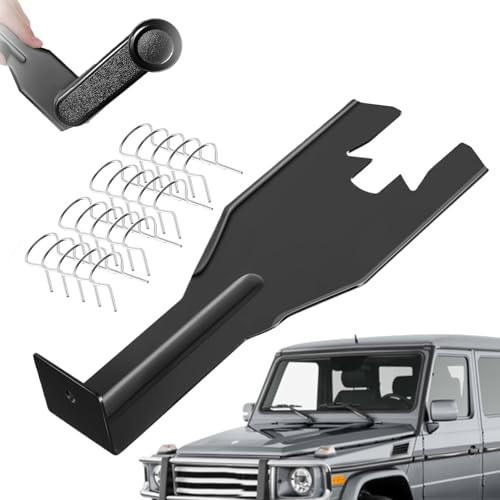 Window Crank Puller, Car Window Crank Disassembly Tool, Attachment for Interior Door Panel, Automotive, Truck, SUV, Saloon, Windscreen, Centre Console, Aud