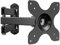 WALI Supporto TV Parete da 13 a 32 Pollici, Staffa TV con Braccio Girevole ed Estendibile, Supporto PC Universale Max VESA 100x100mm, Portata 15 kg (1330LM), Nero