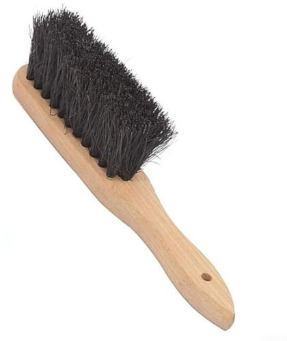 Oniissy Spazzola per camino, in legno duro, 28 cm, con setole rigide naturali, spazzola per strofinare le mani, resistente, per uso domestico o in ufficio