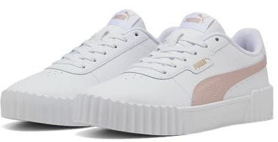 PUMA Carina 3.0, Scarpe da Ginnastica Donna, White-Rose Quartz Gold, 37 EU