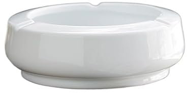 Cenicero Cenicero para Puros Cenicero De Porcelana Blanca For Oficina, Cenicero De Cerámica Creativo, Adornos For Tanque De Almacenamiento, Decoración Del Hogar, Regalos For Extinguir El Humo Cenicero