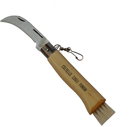 Coltello per Funghi - PERSONALIZZATO - (Caccia e Pesca | Legno di Faggio