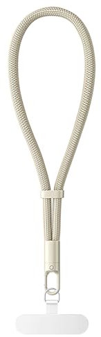 HOTUT Dragonne de téléphone Portable, chaîne de téléphone Portable Universelle pour Tous Les Smartphones avec Patch Universel, lanière de téléphone Portable en Nylon réglable