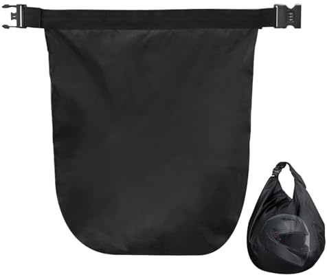 Qkbuza Motorrad-Helmtasche | wasserdichte Moped Helm Aufbewahrung - UV-Beständige Motorradhelm-Aufbewahrung Mit Kombinationsschloss & Großen Fächern Für Wanderungen, Radtouren, Camping,