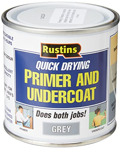 RUSTINS GYPU250 Primer/Undercoat, Grey, 250 ml (Pack of 1)