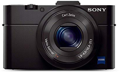 Sony RX100 II Premium Kompakt Digitalkamera (20 MP, 7,6 cm (3 Zoll) Display, 1 Zoll Sensor, 28-100 mm F1.8-4.9 Zeiss Objektiv, Wi-Fi, NFC) (DSC-RX100M2) schwarz