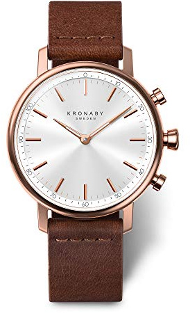 KRONABY Uhr Smart Damen | Wasserdicht 10 ATM, Musiksteuerung, Schrittzähler, Anrufbenachrichtigung und -ablehnung S1401/1, Carat