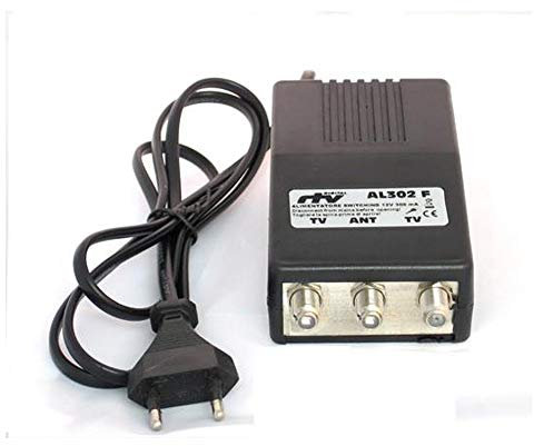 ALIMENTATORE TV ANTENNA 300mA 300 AL302-2 OUT 2 USCITE