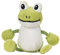 Schaffer 3553 Grenouille en Peluche avec Aimant, Vert/Blanc