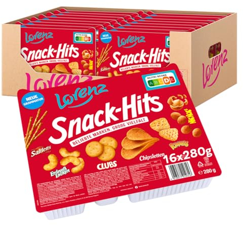 LORENZ | Snack-Hits | 16 x 280 g | Knabbermischung