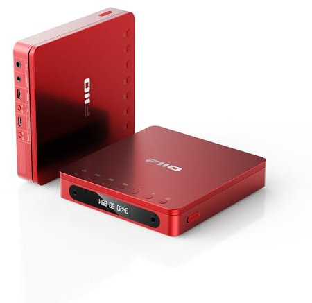 FiiO DM13 Portable CD Player with Bluetooth (Red)