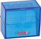 Brunnen 102058033 Karteikasten, 8, 5 x 7, 5 x 4, 8 cm (für A8 Karteikarten), Polystyrol, azur, Colour Code
