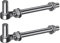 Insaga Tor Scharnier M16, 2er Schwerlast Feld Torscharnier 16mm Haken zu Bolzen Pin Aufhänger Edelstahl Metall Garten Torangel für Bauernhof Tor/Gartentor/Zauntor/Holzzaun/Einfahrt, 440lbs, 20cm