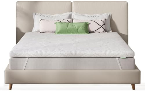 Novilla Surmatelas 140 X 190 CM Épaisseur 5 CM en Mousse à Mémoire de Forme
