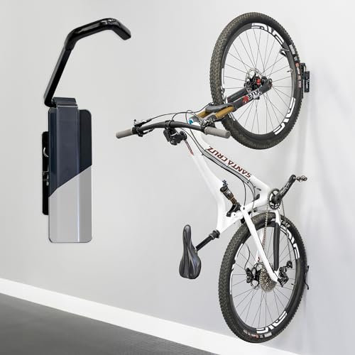 StoreYourBoard Swivel Bike Wall Rack, Garage Hanger Hook, Swing 90 Degrees, Vertical Bike Hanger Hook for Indoor, Bicycle Storage, Space Saving Bike Holder