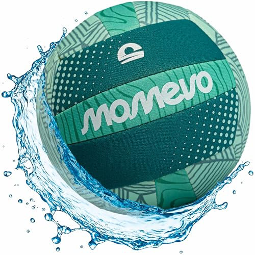 Momevo BeachBuddy Palla Morbida Bambini 1 Anno - Pallone Neoprene Ø16cm (Misura 2) per Spiaggia e Mare (Jungle, Solo Pallone)