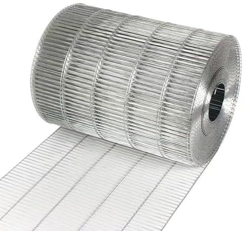 SXEVZOO Grillage Pour Volière, Trou De 1x10cm Treillis Métallique Galvanisé À Mailles, Rouleaux De Grillage Soudé Utilisé Pour La Fabrication De Pigeons, Perroquets, Lapins, Poulaillers(0.3x15m)