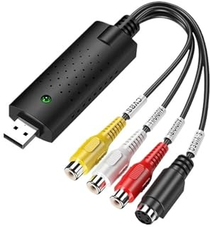 Adattatore di acquisizione video da USB 2.0 a RCA con convertitore di cavo USB Scheda di acquisizione audio video USB
